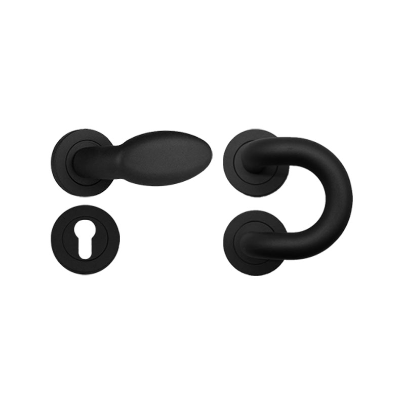 BEQUILLE SUR ROSACE NOIR GRAND PALIERE DROITE 432R 