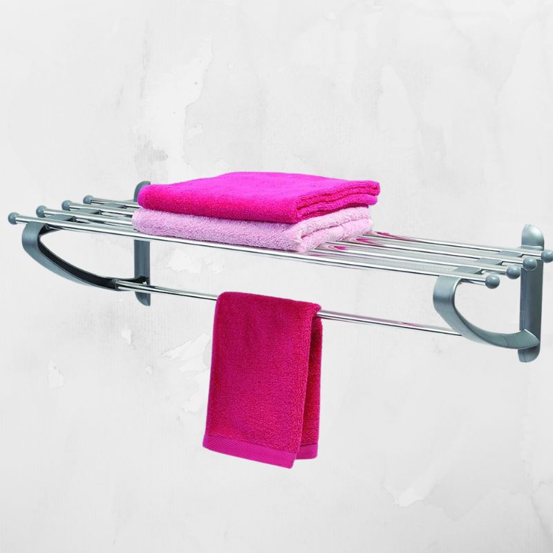 PORTE SERVIETTE  EN ALUMINUIM GRISE (M-B12-07) 