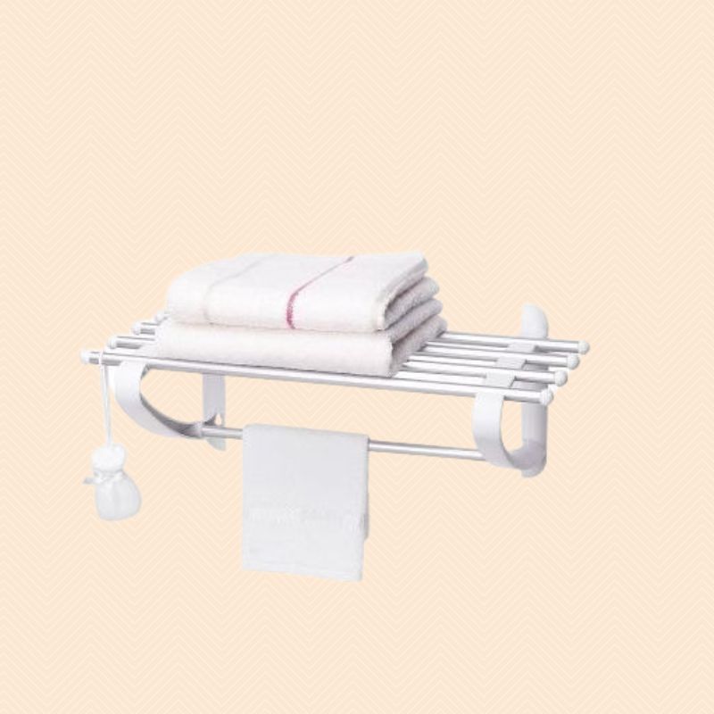 PORTE SERVIETTE  EN ALUMINUIM BLANCHE (M-B12-01) 