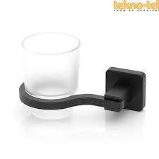 PORTE-GOBELET EN ALUMINIUM - NOIR MAT TT-374