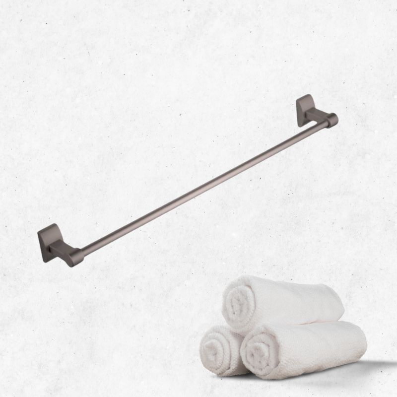 PORTE SERVIETTE BARRE MALAGA GRIS FERRI 