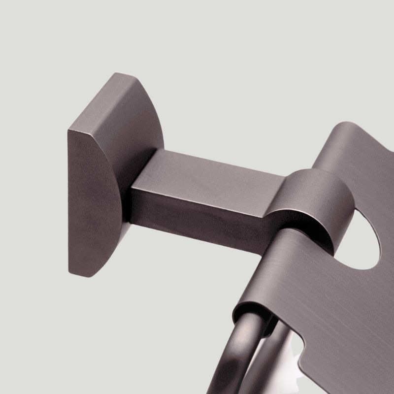 PORTE PAPIER HYGIENIQUE MALAGA GRIS FERRI
