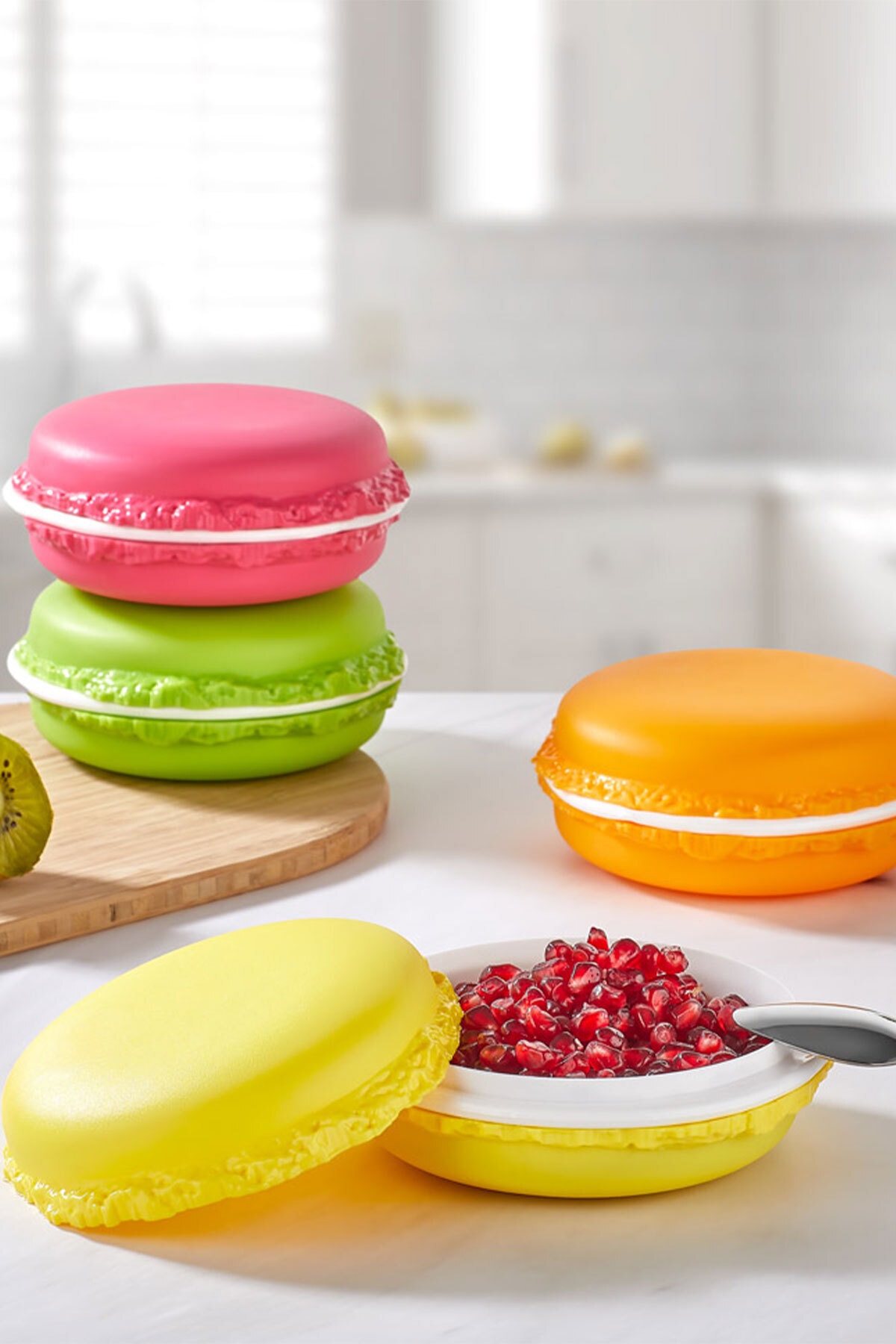 BOITE DE RANGEMENT MACARON 400 ML (LV-104)