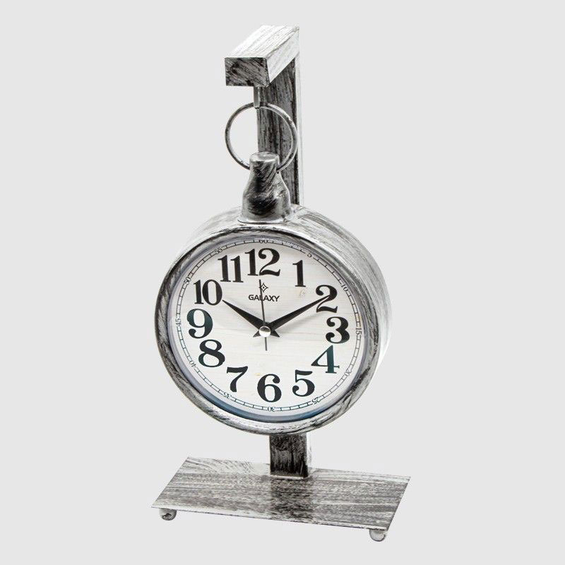 HORLOGE A POSER GRISE 18X37 CM (AYP-832-GK) 