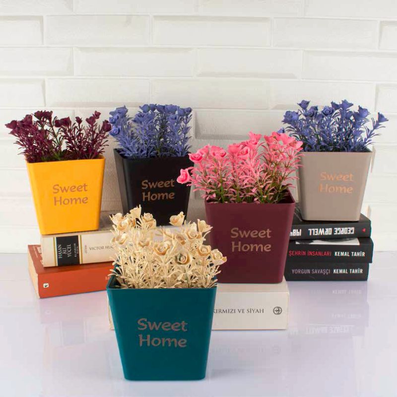 FLEURS ARTIFICIELLES EN POT 5661 